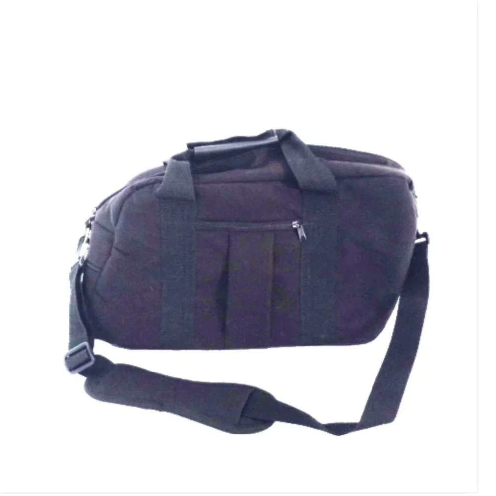 Hopnel Saddlebag Travel Bag Motorcycle Black Water Resistant Touring 16x6